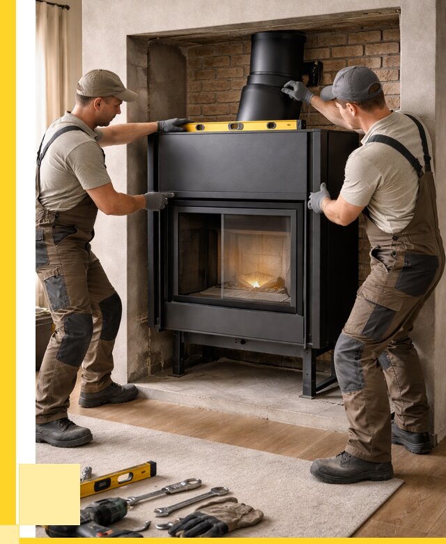 Установка каминных топок в Мелеузе под ключ от 18412 р. | ЭриданМлз