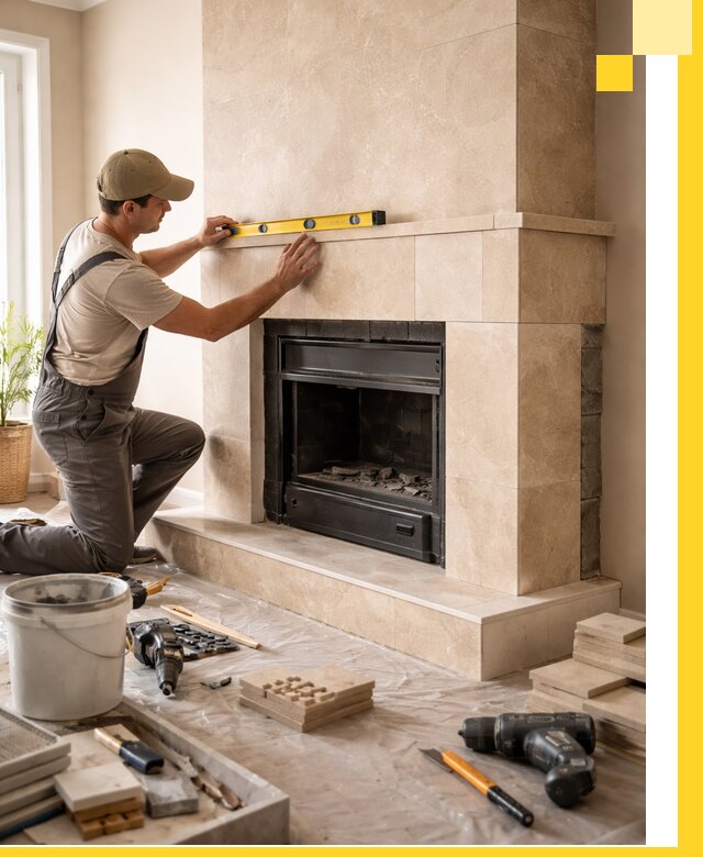 Установка и монтаж каминов в частном доме под ключ в Мелеузе