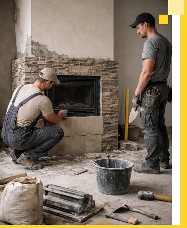 Камины под ключ в Мелеузе: проект, изготовление и монтаж