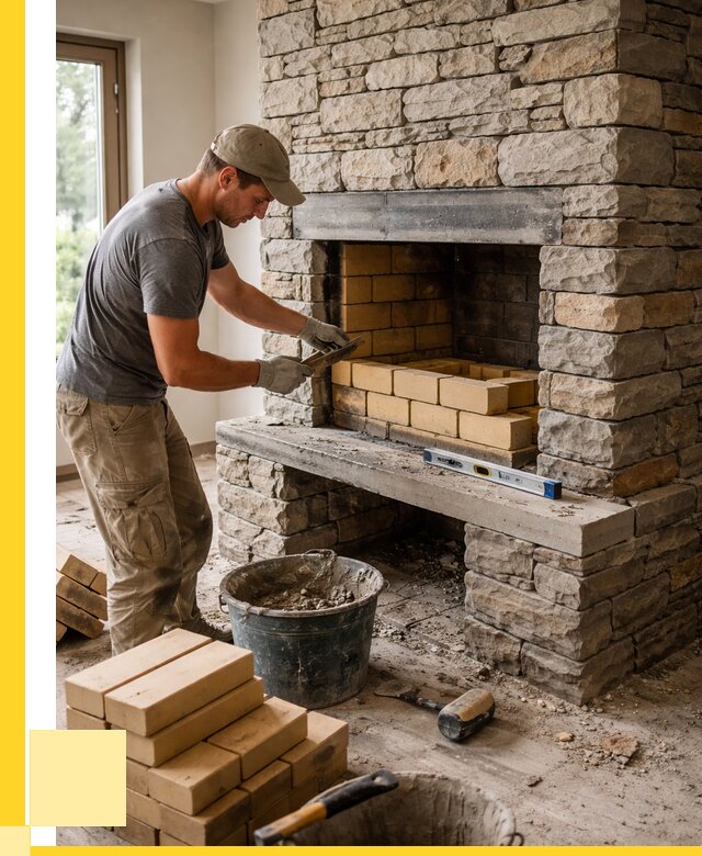 Кладка каминов и камина в Мелеузе от 25573 р. ЭриданМлз