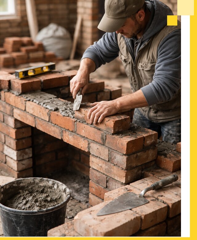 Кладка каминов под ключ в Мелеузе профессиональная отделка и монтаж