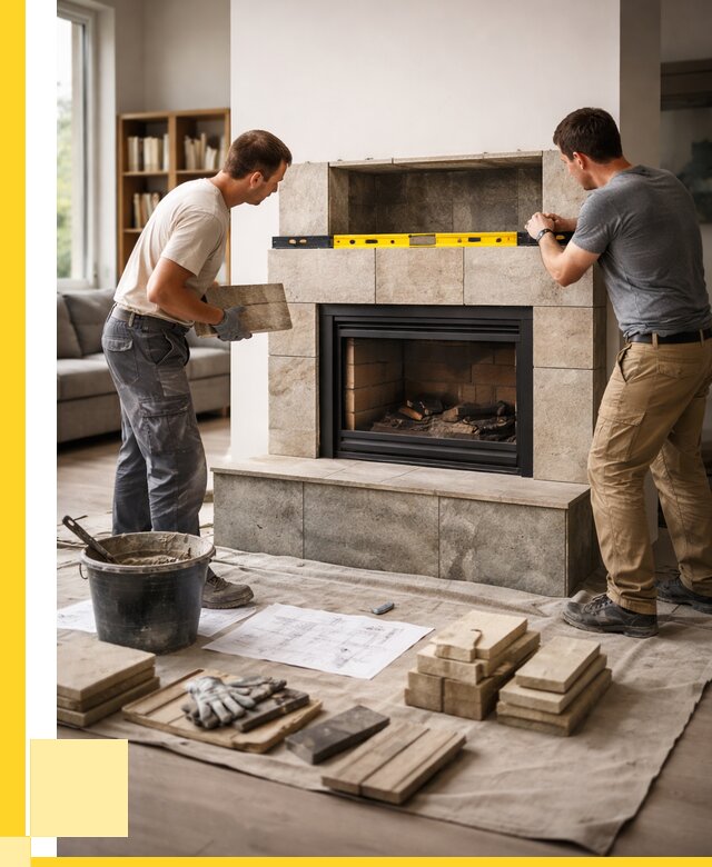 Монтаж каминов и установка в Мелеузе от 46031 р. | ЭриданМлз