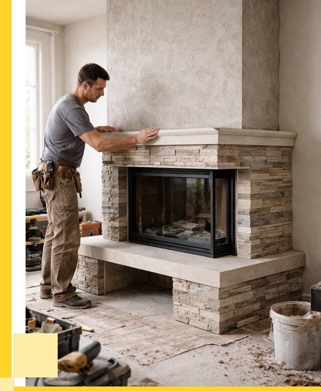 Изготовление каминов под ключ в Мелеузе от 153435 р. | ЭриданМлз