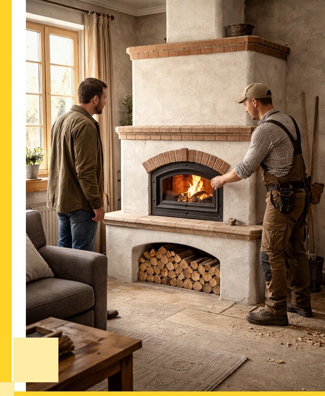 Печи камины в Мелеузе: кирпичные, изразцовые от 61374 р. | ЭриданМлз