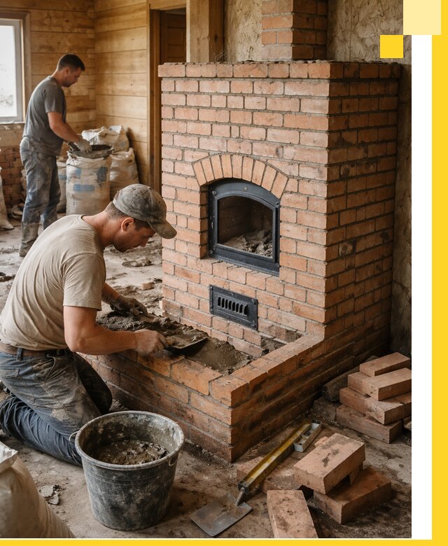 Профессиональное строительство печей в Мелеузе под ключ