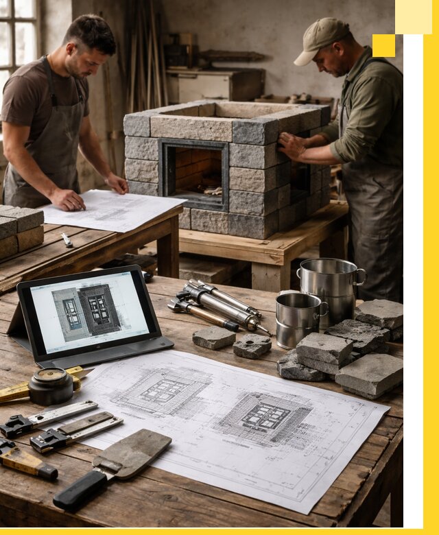 Разработка проектов печей с согласованием и монтажом в Мелеузе