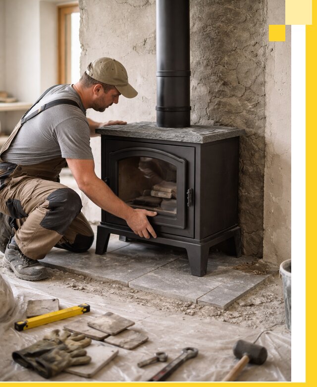 Профессиональный монтаж печей и каминов в Мелеузе под ключ