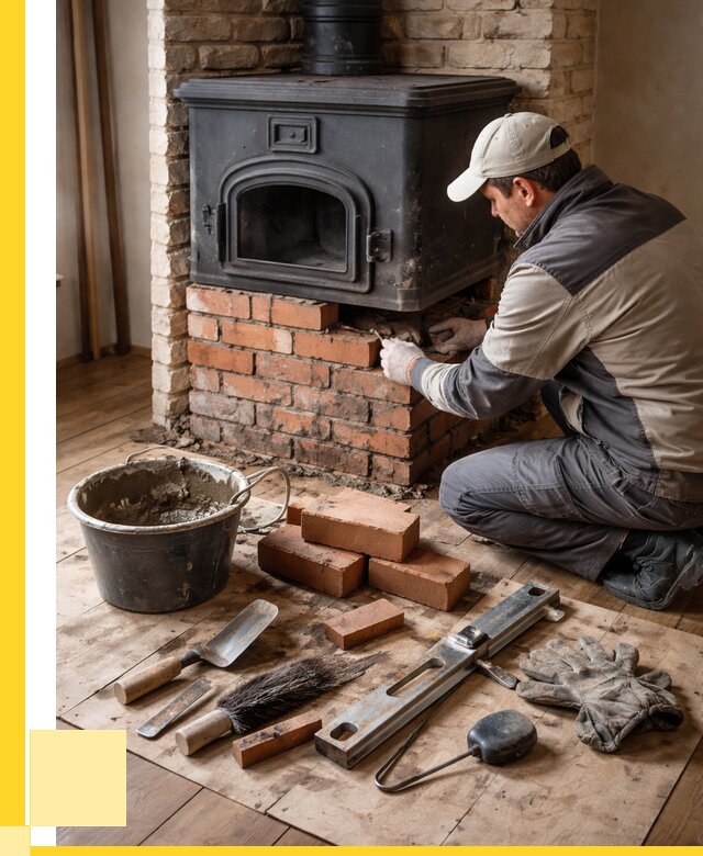 Ремонт печей в Мелеузе от 12275 р., услуги печника ЭриданМлз
