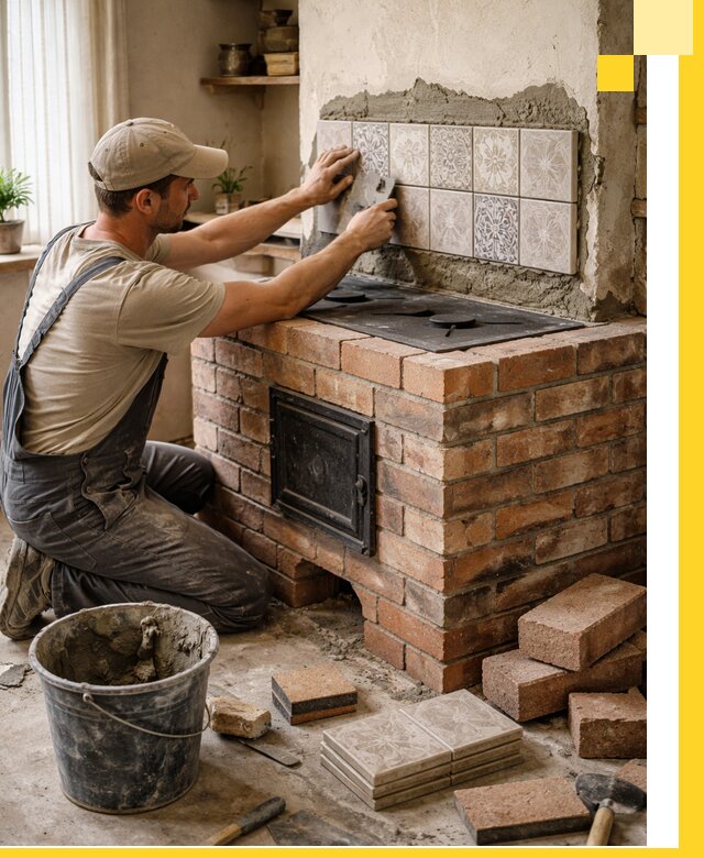 Печи с плитой на заказ монтаж гарантия и сервис в Мелеузе