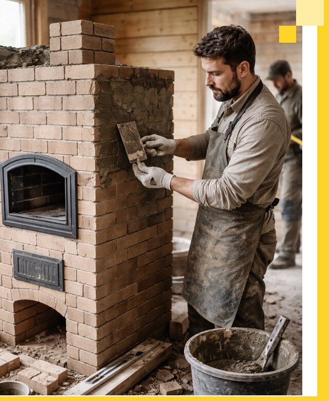 Изготовление и установка печей-шведок под ключ в Мелеузе