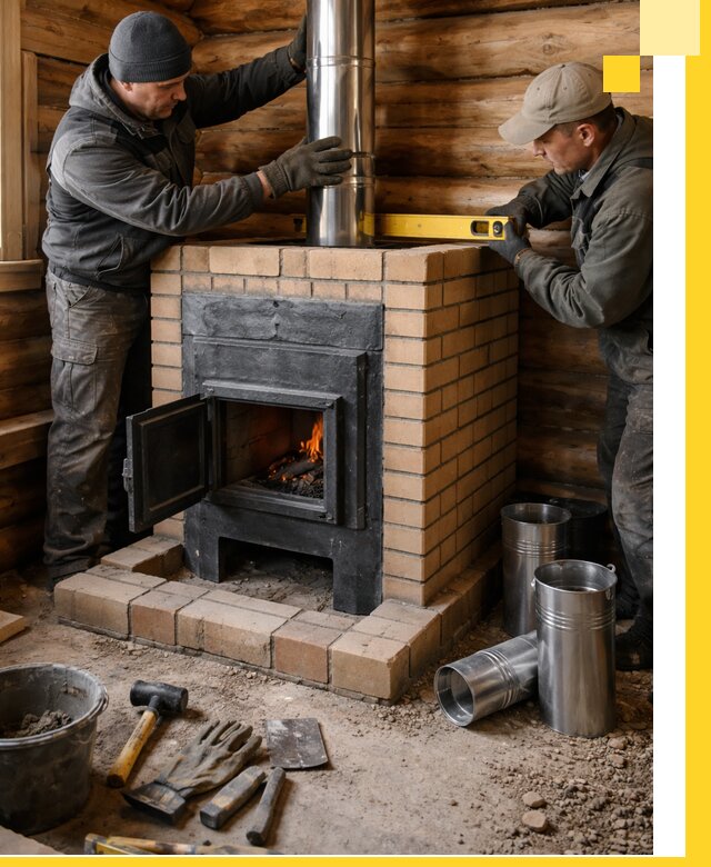 Проектирование, изготовление и установка банных печей в Мелеузе