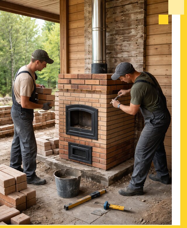 Производство и установка дачных печей под ключ в Мелеузе