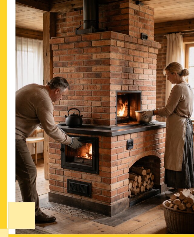 Печи для загородного дома под ключ в Мелеузе от 81832 р. | ЭриданМлз