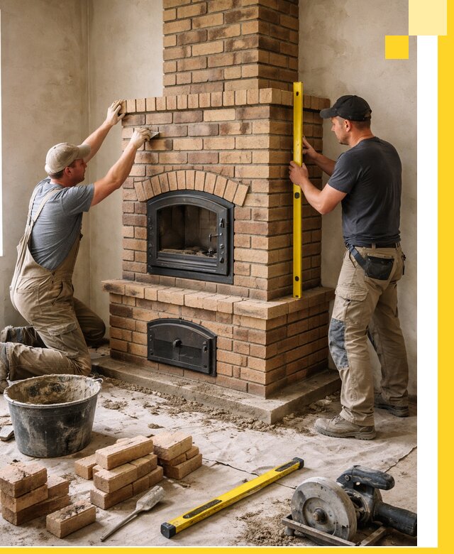 Продажа и установка печей и каминов для дома под ключ в Мелеузе