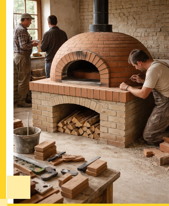 Помпейская печь дровяная для пиццы в Мелеузе | ЭриданМлз от 204580 р.