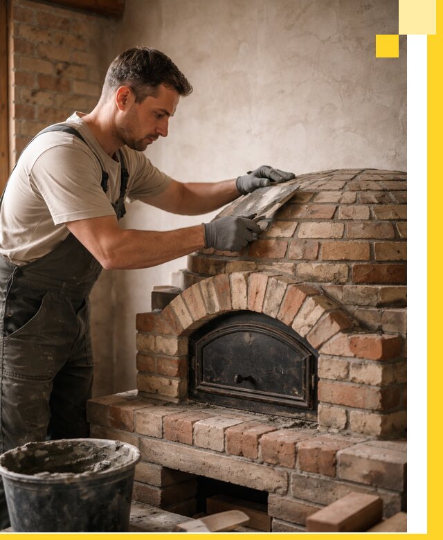 Изготовление и монтаж помпейских печей на заказ в Мелеузе