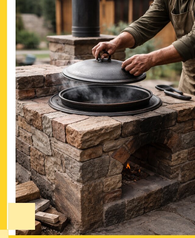 Печи для казана в Мелеузе по цене от 18412 р. | ЭриданМлз