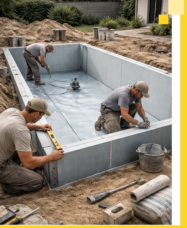 Профессиональный монтаж бассейнов под ключ в Мелеузе с гарантией