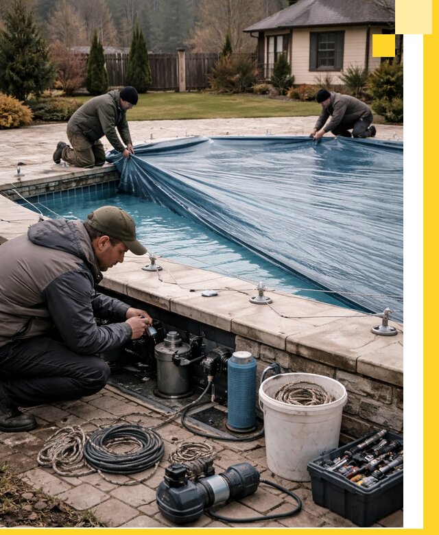 Консервация бассейнов в Мелеузе: подготовка к длительному хранению