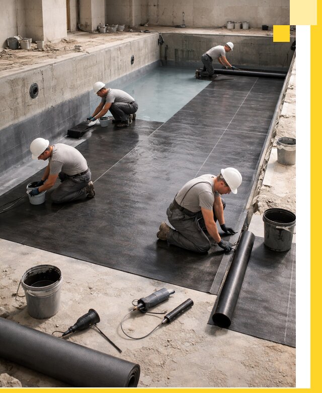 Профессиональная гидроизоляция бассейнов и чаш в Мелеузе под ключ