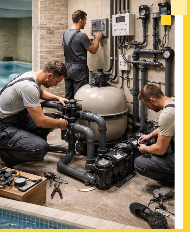 Комплексное оборудование для бассейнов под ключ в Мелеузе