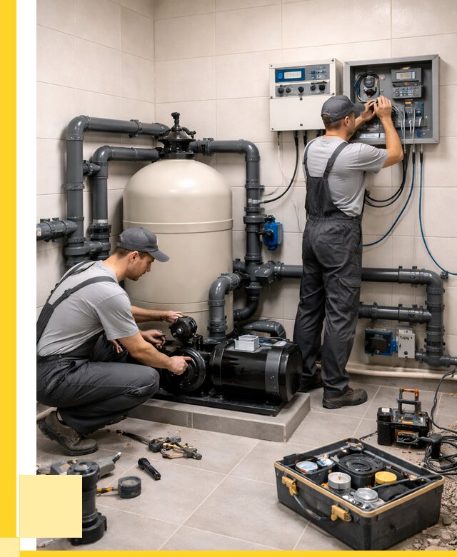 Монтаж оборудования для бассейнов в Мелеузе от 40916 р. | ЭриданМлз