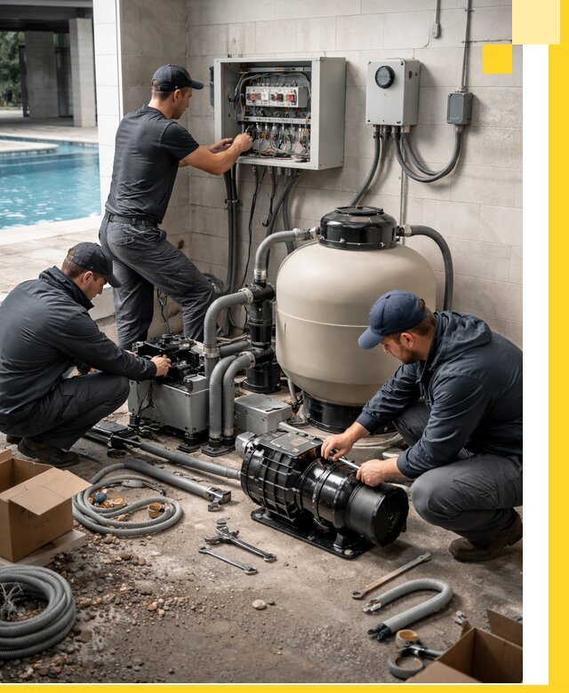 Профессиональный монтаж оборудования для бассейнов в Мелеузе