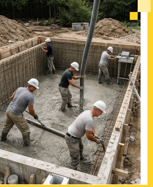 Строительство бетонных бассейнов под ключ в Мелеузе