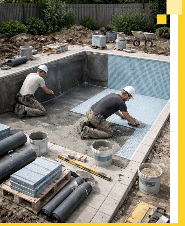 Проектирование и строительство стационарных бассейнов в Мелеузе