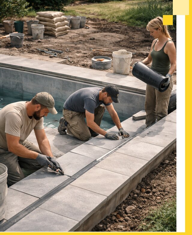 Строительство и монтаж уличных бассейнов под ключ в Мелеузе