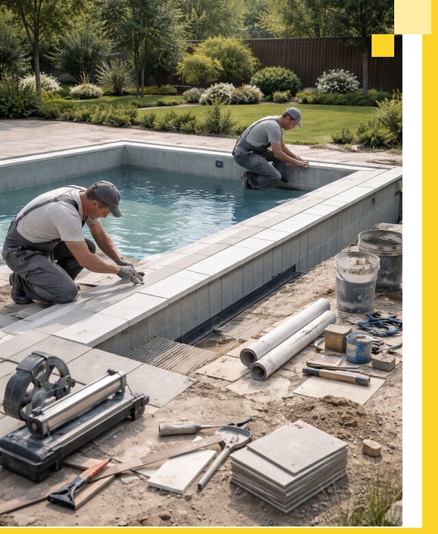 Строительство открытых бассейнов под ключ в Мелеузе профессионально