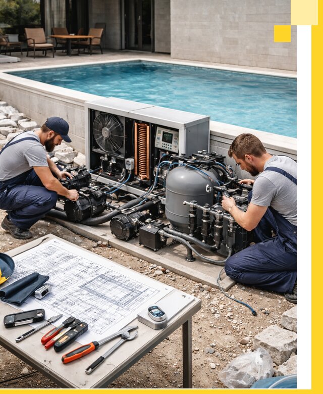 Проектирование и монтаж бассейнов с подогревом в Мелеузе