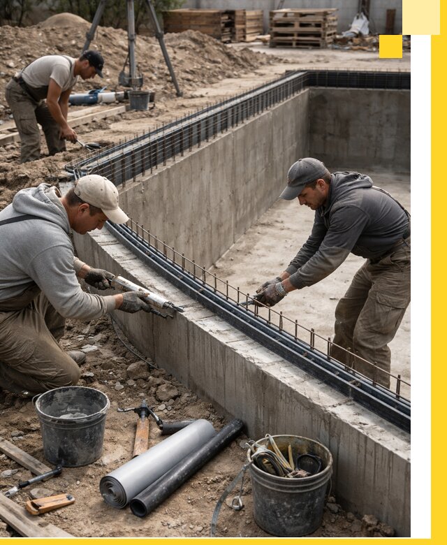 Качественный монтаж чаши бассейна в Мелеузе под ключ с гарантией