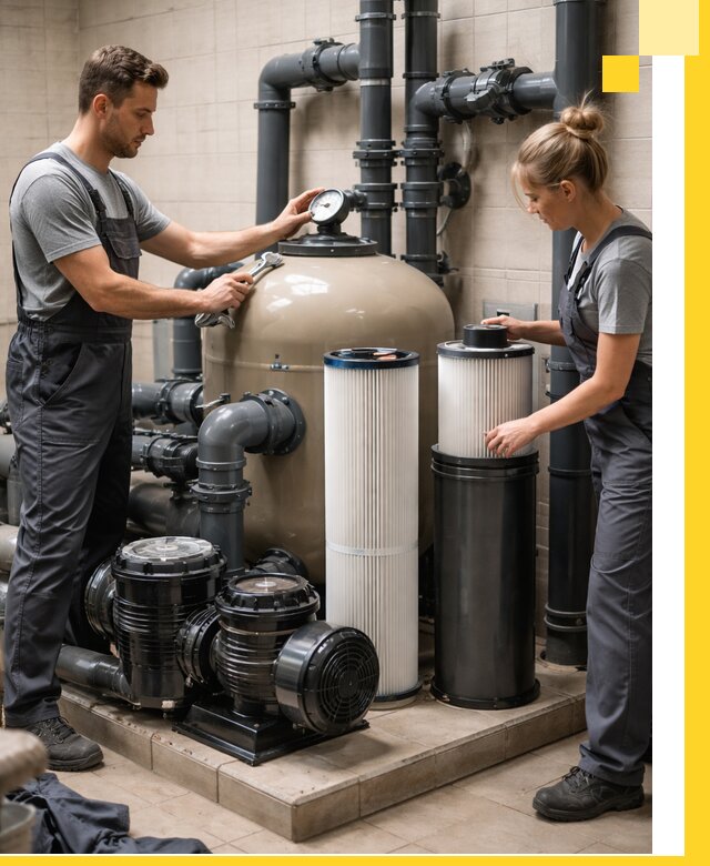 Фильтры и системы фильтрации для бассейнов в Мелеузе