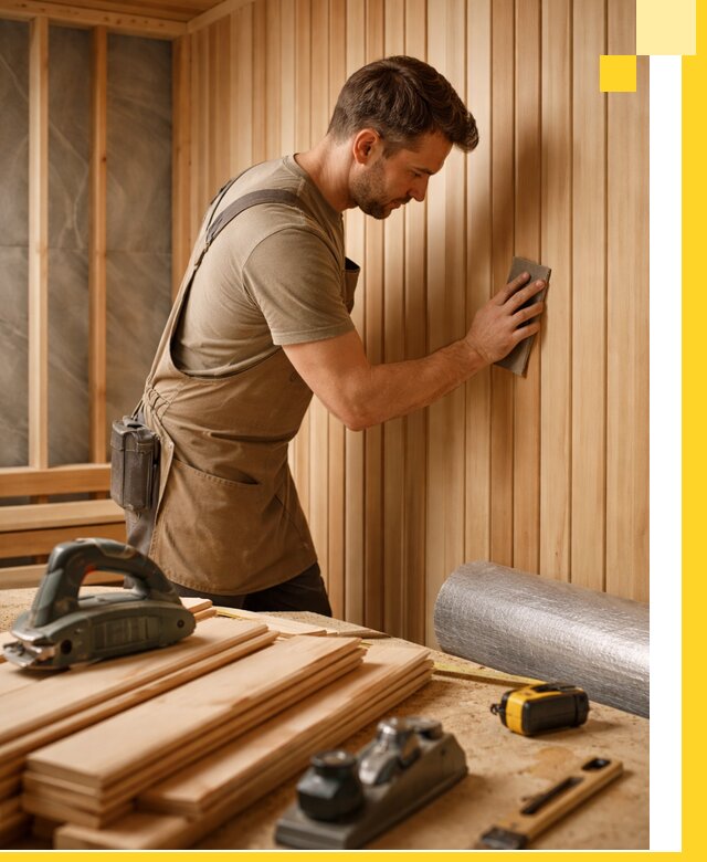 Профессиональная отделка саун и парных под ключ в Мелеузе