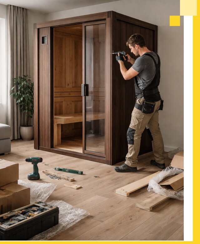 Установка и производство мини саун под ключ в Мелеузе