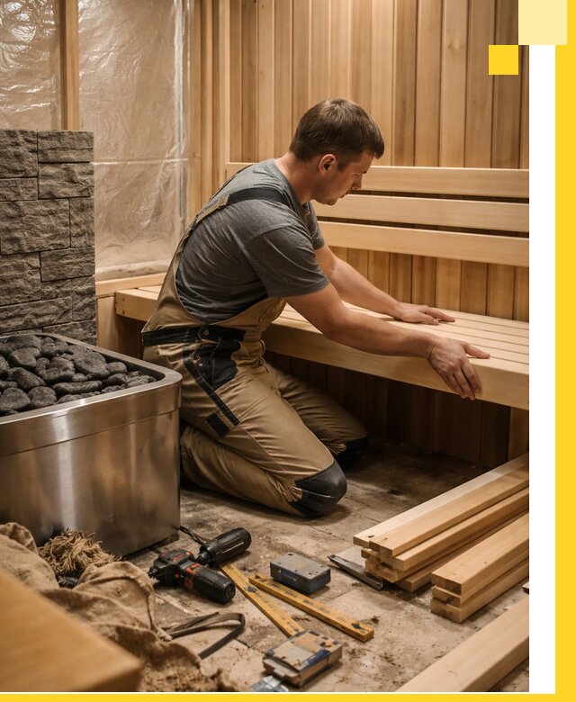 Сауны для дома под ключ с проектированием и монтажом в Мелеузе