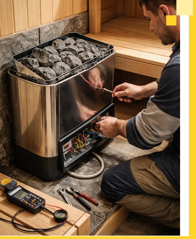 Продажа и установка электрокаменок для саун в Мелеузе