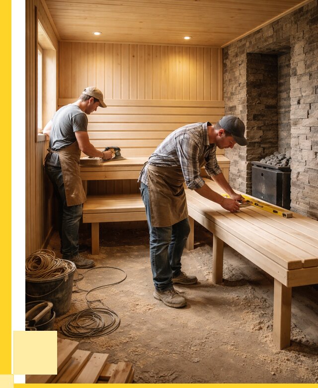 Отделка бани в Мелеузе: внутренняя отделка от 3069 р. | ЭриданМлз