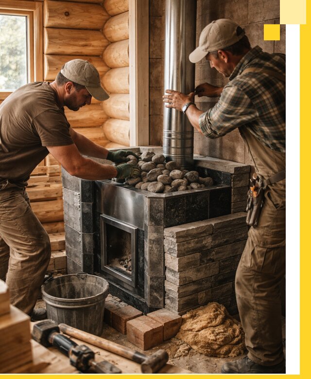 Строительство и отделка русских бань под ключ в Мелеузе