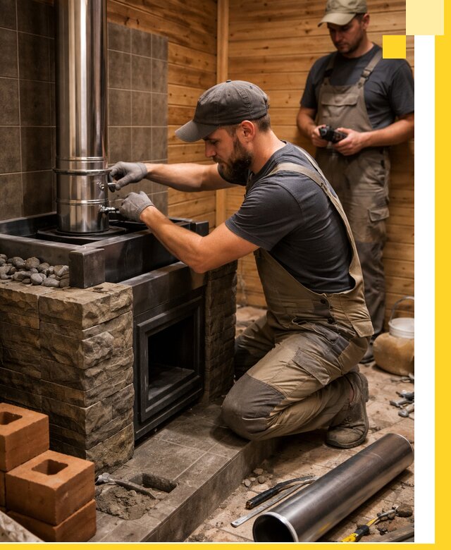 Изготовление и установка банных печей под ключ в Мелеузе