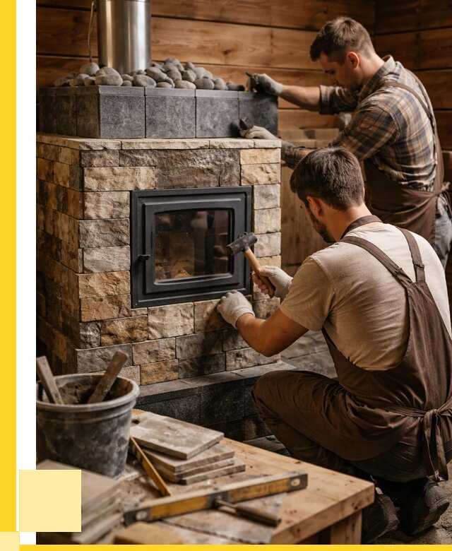 Облицовка банной печи в Мелеузе от 15344 р. | ЭриданМлз