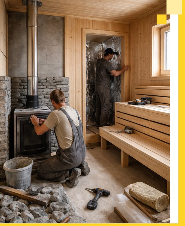 Строительство и изготовление бань под ключ в Мелеузе