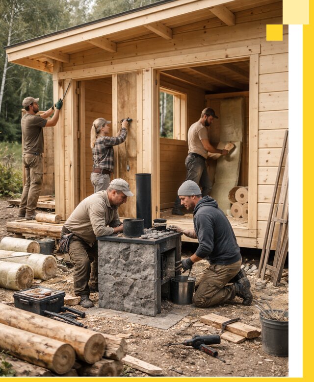 Купить баню под ключ в Мелеузе строительство монтаж отделка