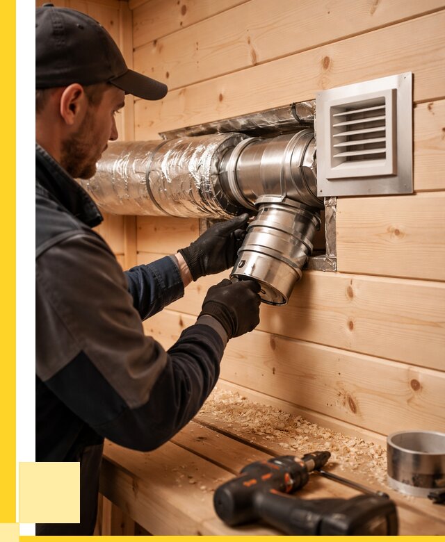 Монтаж вентиляции бани в Мелеузе от 12275 р. | ЭриданМлз