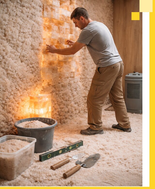 Проектирование и монтаж соляных комнат в Мелеузе под ключ