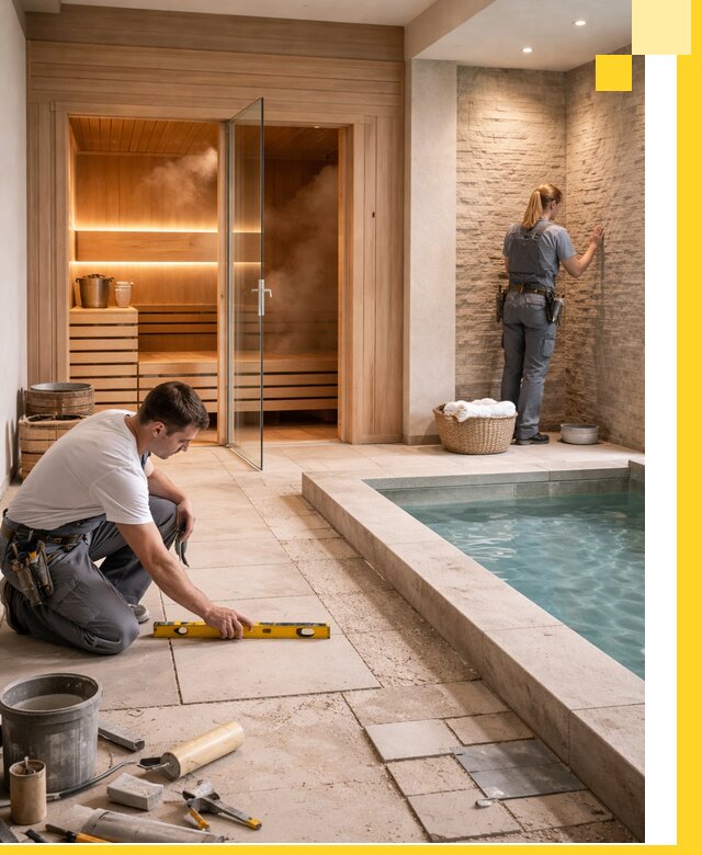 Комплексный дизайн и отделка интерьеров SPA под ключ в Мелеузе